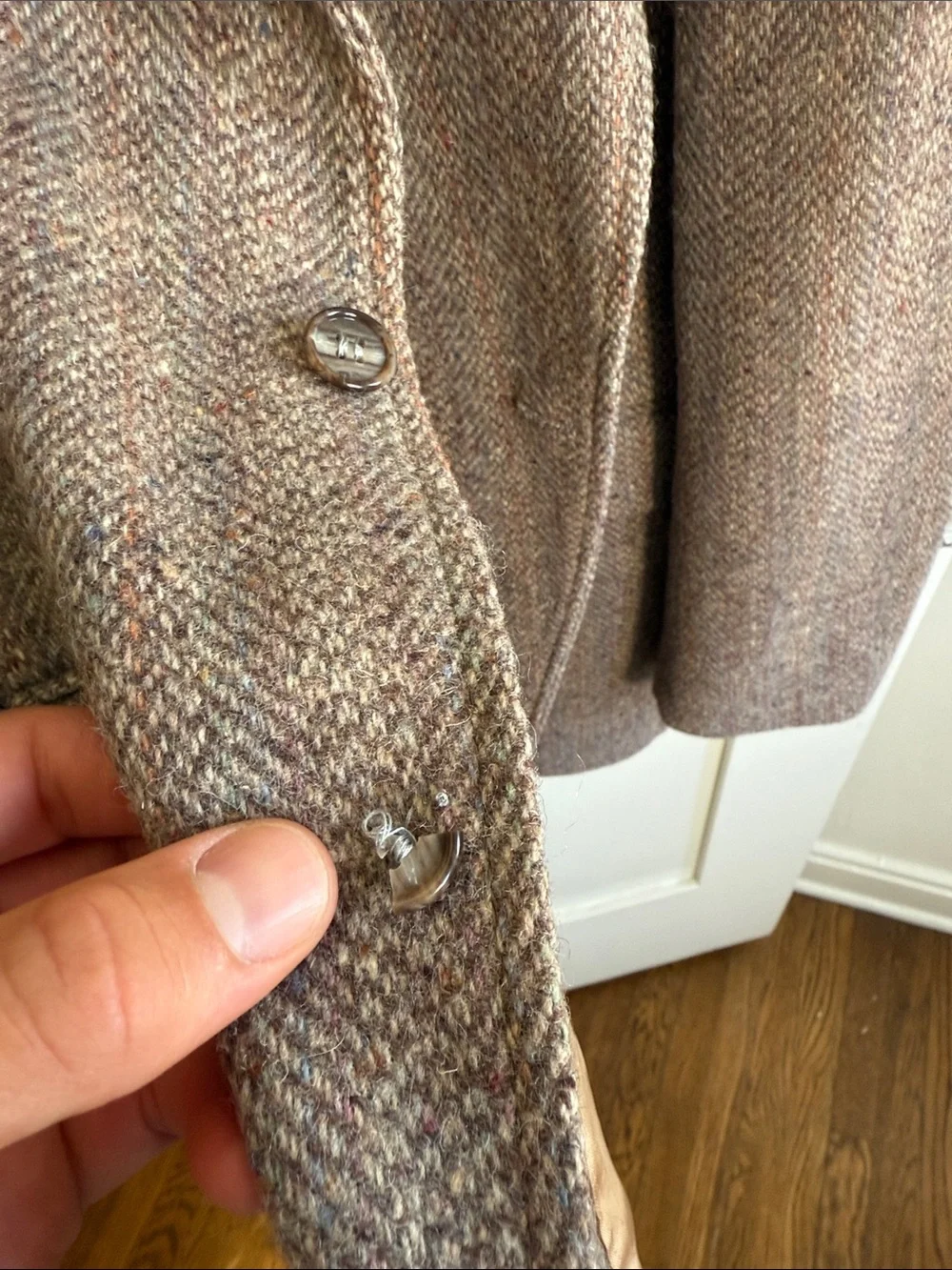 Levi's Brown Herringbone Sport Coat